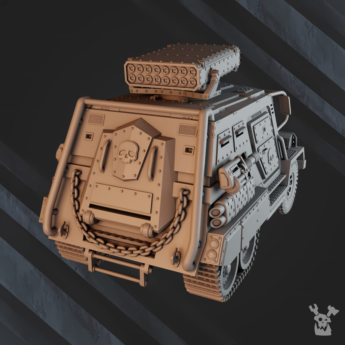 Tabletop Terrain Miniature Infantry Fighting Vehicle "Pardalis" P-58