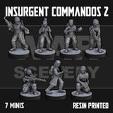 Tabletop Terrain Miniature Insurgent Commandos 2