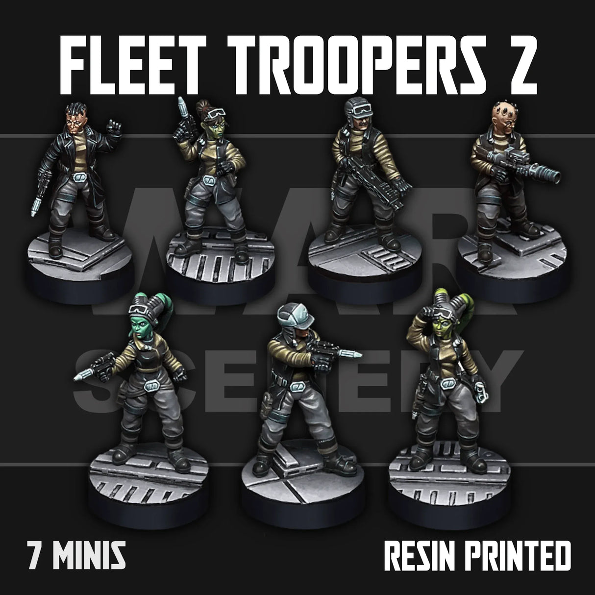 Tabletop Terrain Miniature Insurgent Fleet Troopers 2
