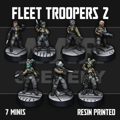 Tabletop Terrain Miniature Insurgent Fleet Troopers 2