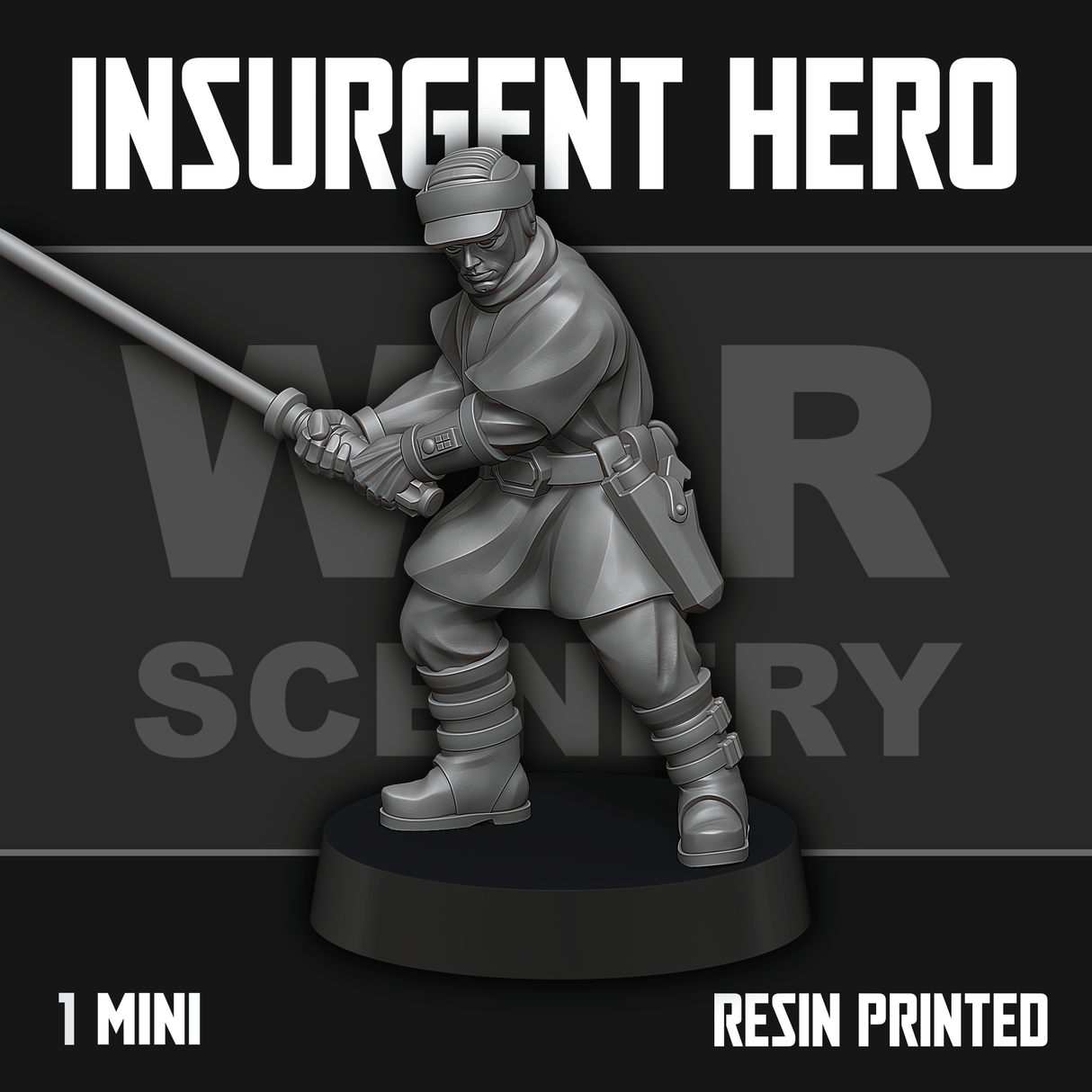 Tabletop Terrain Miniature Insurgent Hero