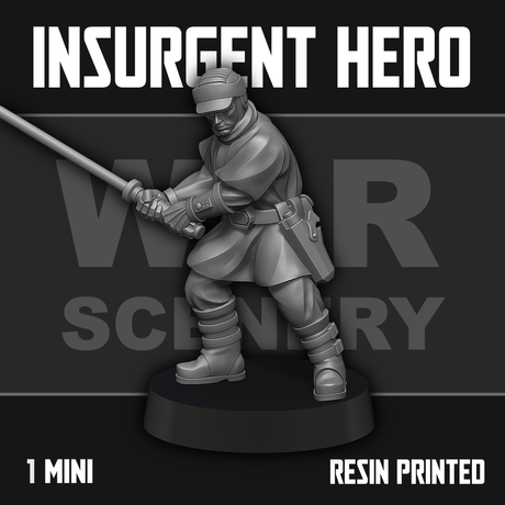 Tabletop Terrain Miniature Insurgent Hero