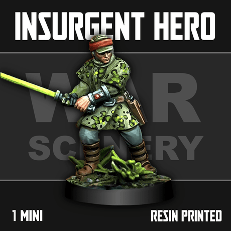 Tabletop Terrain Miniature Insurgent Hero