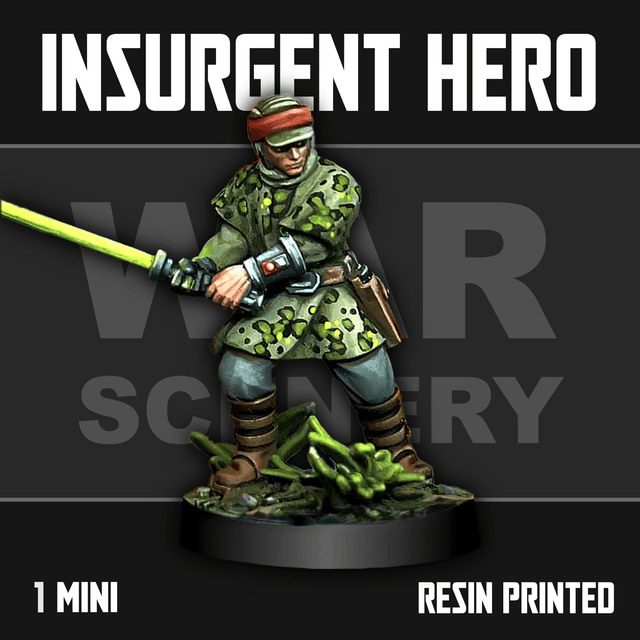Tabletop Terrain Miniature Insurgent Hero
