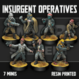 Tabletop Terrain Miniature Insurgent Operatives