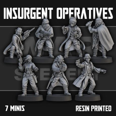 Tabletop Terrain Miniature Insurgent Operatives