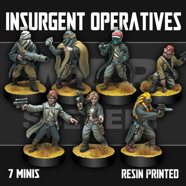 Tabletop Terrain Miniature Insurgent Operatives