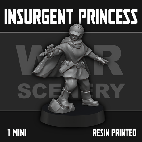 Tabletop Terrain Miniature Insurgent Princess