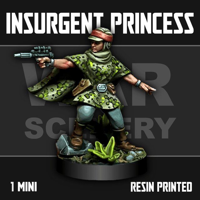 Tabletop Terrain Miniature Insurgent Princess