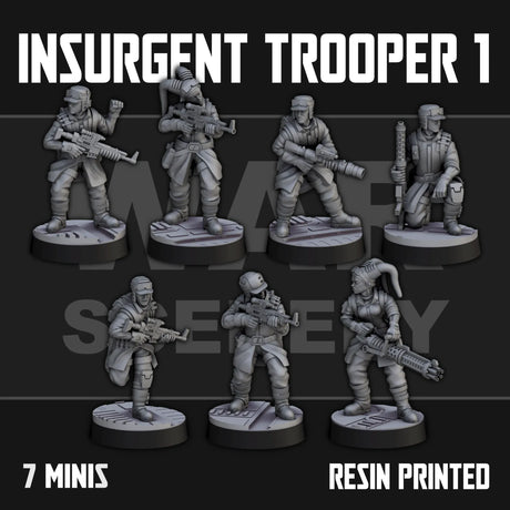 Tabletop Terrain Miniature Insurgent Troopers 1
