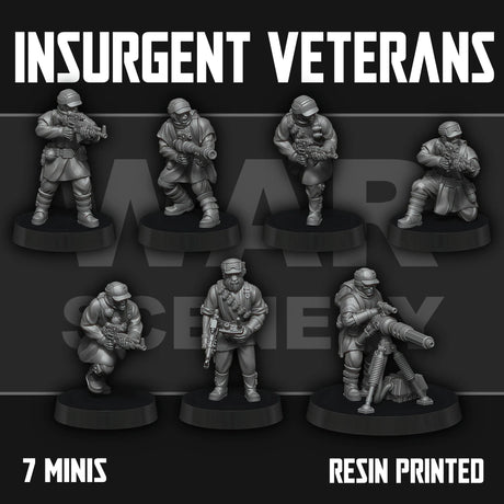 Tabletop Terrain Miniature Insurgent Veterans