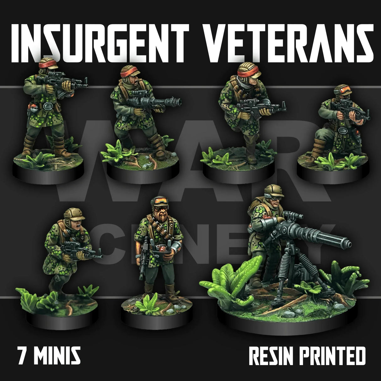 Tabletop Terrain Miniature Insurgent Veterans