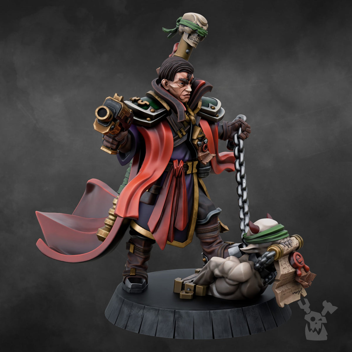 Tabletop Terrain Miniature Investigator George Rebelhorse
