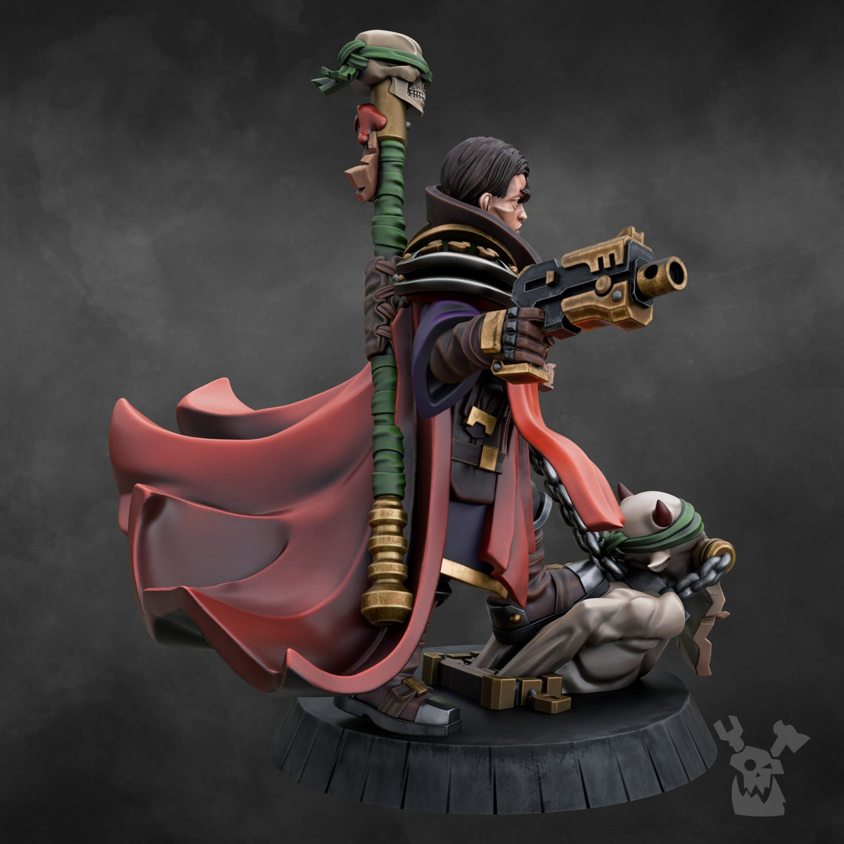 Tabletop Terrain Miniature Investigator George Rebelhorse