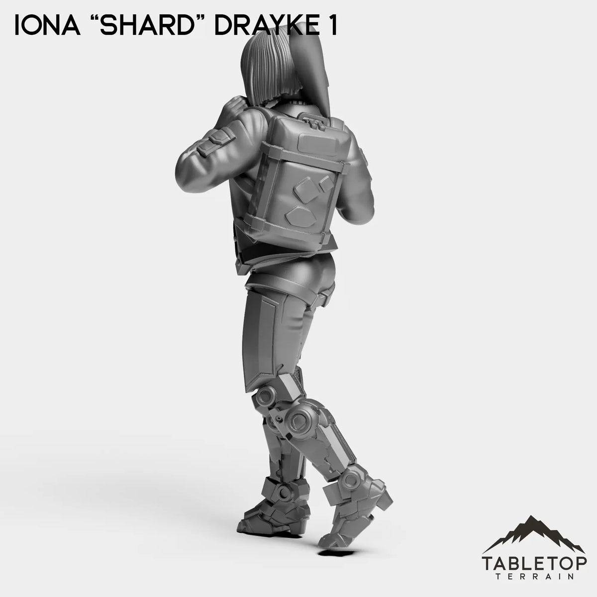 Tabletop Terrain Miniature Iona ''Shard'' Drayke - Hashtag Rioters