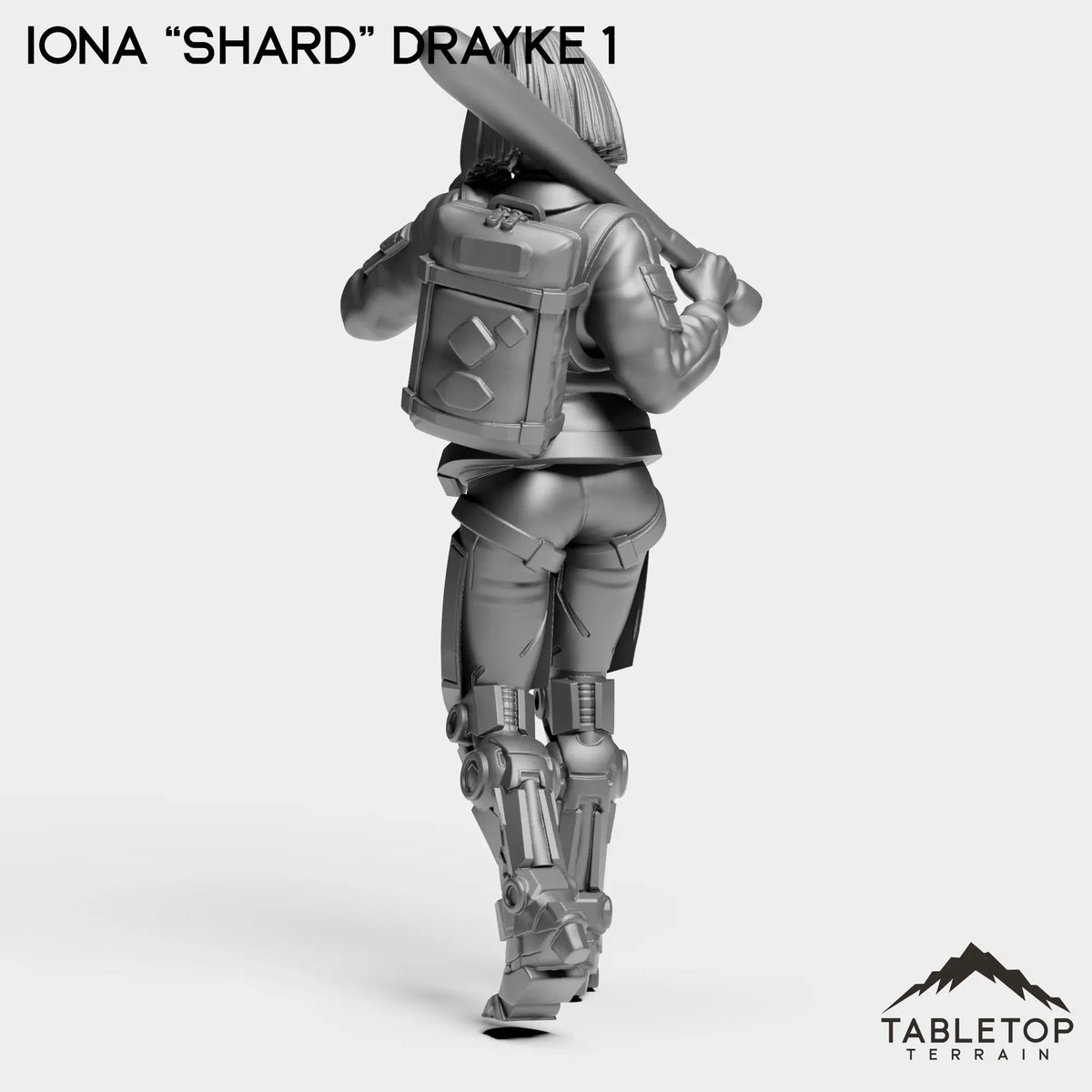 Tabletop Terrain Miniature Iona ''Shard'' Drayke - Hashtag Rioters