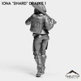 Tabletop Terrain Miniature Iona ''Shard'' Drayke - Hashtag Rioters