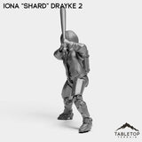 Tabletop Terrain Miniature Iona ''Shard'' Drayke - Hashtag Rioters