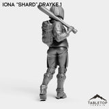 Tabletop Terrain Miniature Iona ''Shard'' Drayke - Hashtag Rioters
