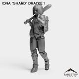 Tabletop Terrain Miniature Iona ''Shard'' Drayke - Hashtag Rioters