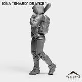 Tabletop Terrain Miniature Iona ''Shard'' Drayke - Hashtag Rioters