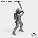 Tabletop Terrain Miniature Iona ''Shard'' Drayke - Hashtag Rioters