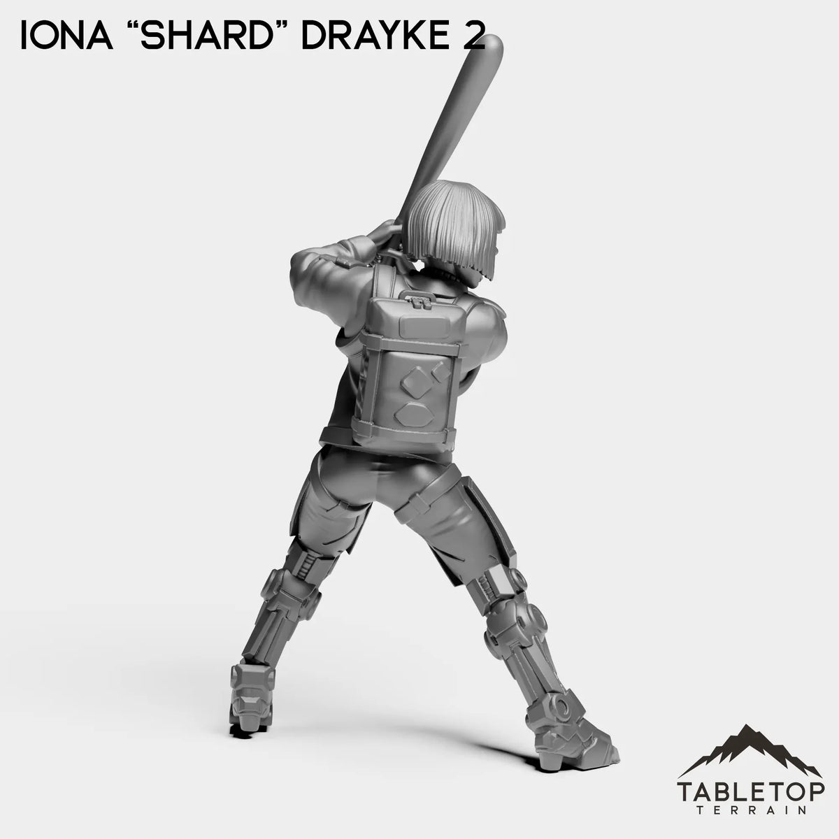 Tabletop Terrain Miniature Iona ''Shard'' Drayke - Hashtag Rioters