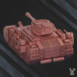 Tabletop Terrain Miniature "Iron Curtain" Great Tank