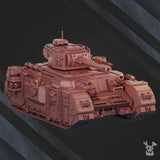 Tabletop Terrain Miniature "Iron Curtain" Great Tank