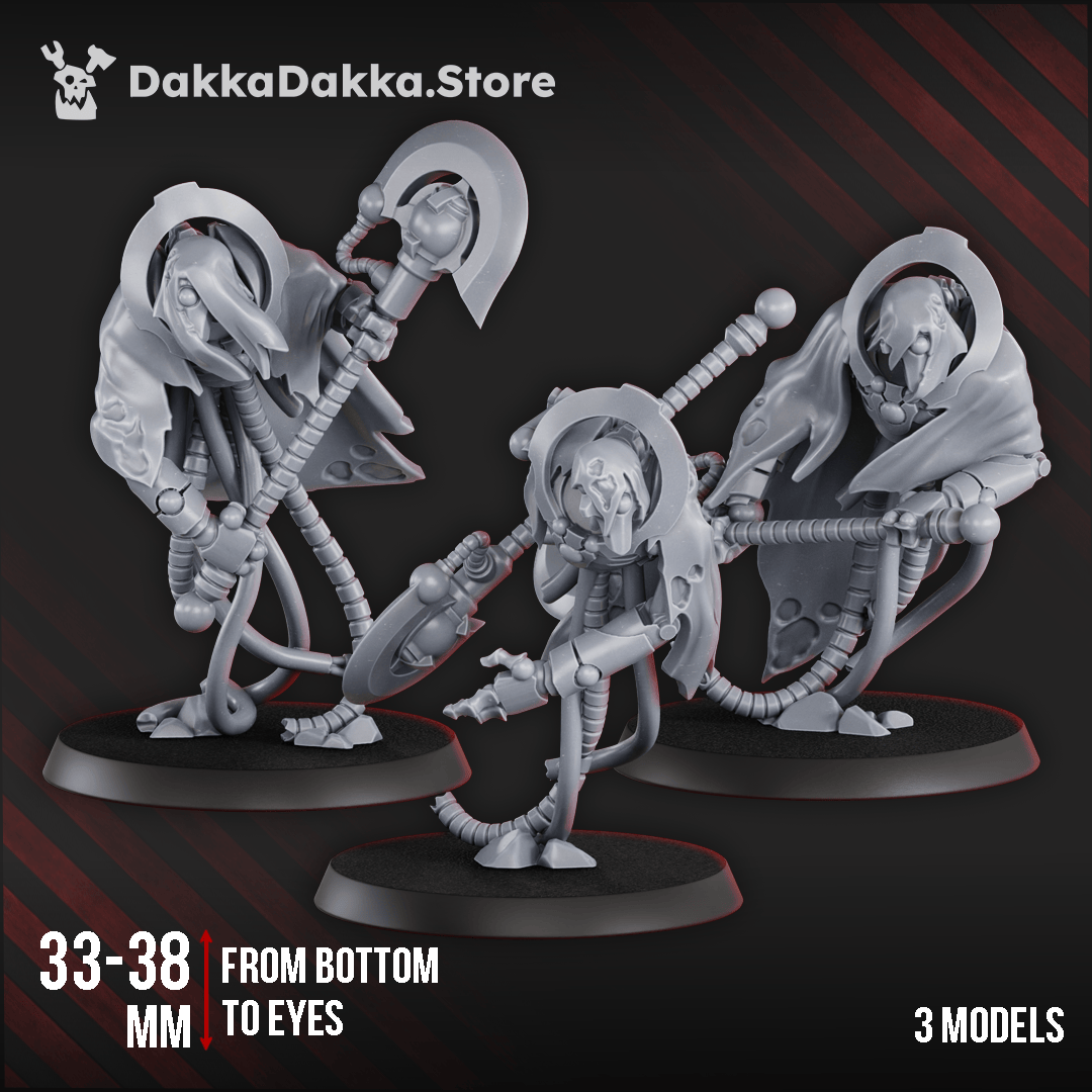 Tabletop Terrain Miniature Iron Executioner Squad (x3)