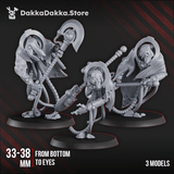Tabletop Terrain Miniature Iron Executioner Squad (x3)