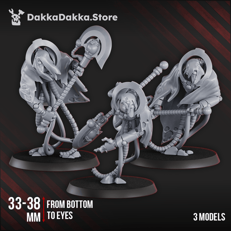 Tabletop Terrain Miniature Iron Executioner Squad (x3)