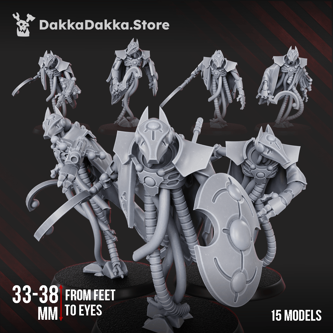 Tabletop Terrain Miniature Iron Guards Squad (x15)