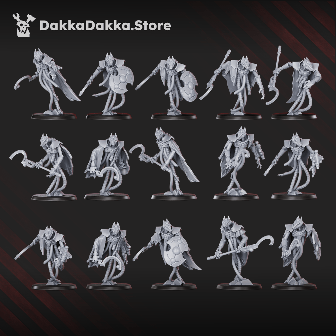 Tabletop Terrain Miniature Iron Guards Squad (x15)