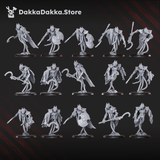 Tabletop Terrain Miniature Iron Guards Squad (x15)