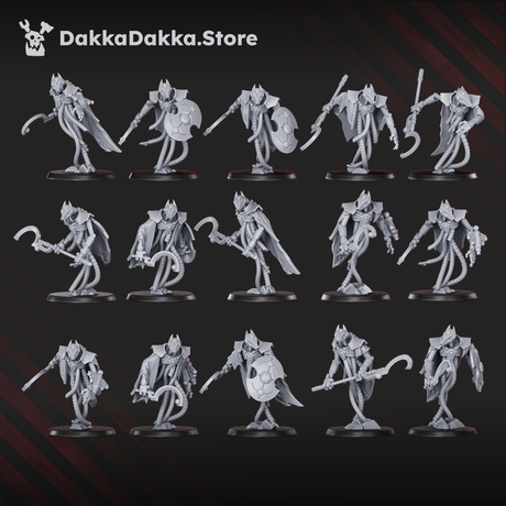 Tabletop Terrain Miniature Iron Guards Squad (x15)