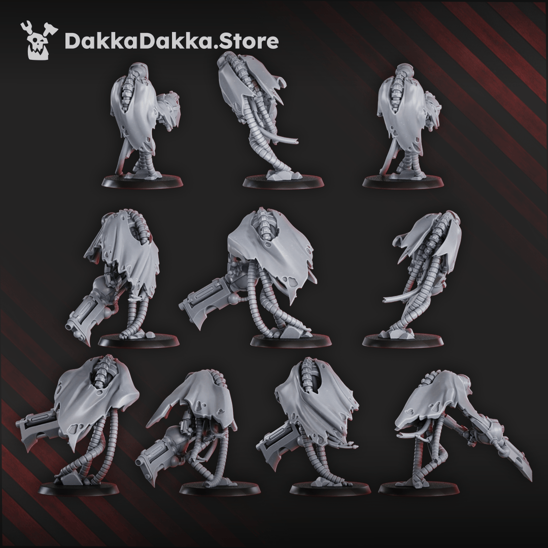 Tabletop Terrain Miniature Iron Phantoms Squad (x10)