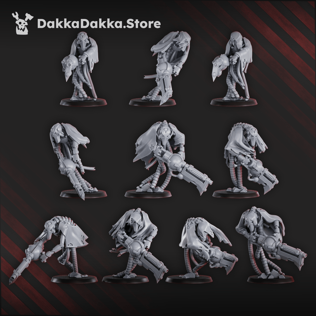 Tabletop Terrain Miniature Iron Phantoms Squad (x10)