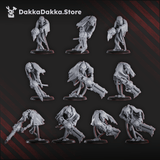 Tabletop Terrain Miniature Iron Phantoms Squad (x10)