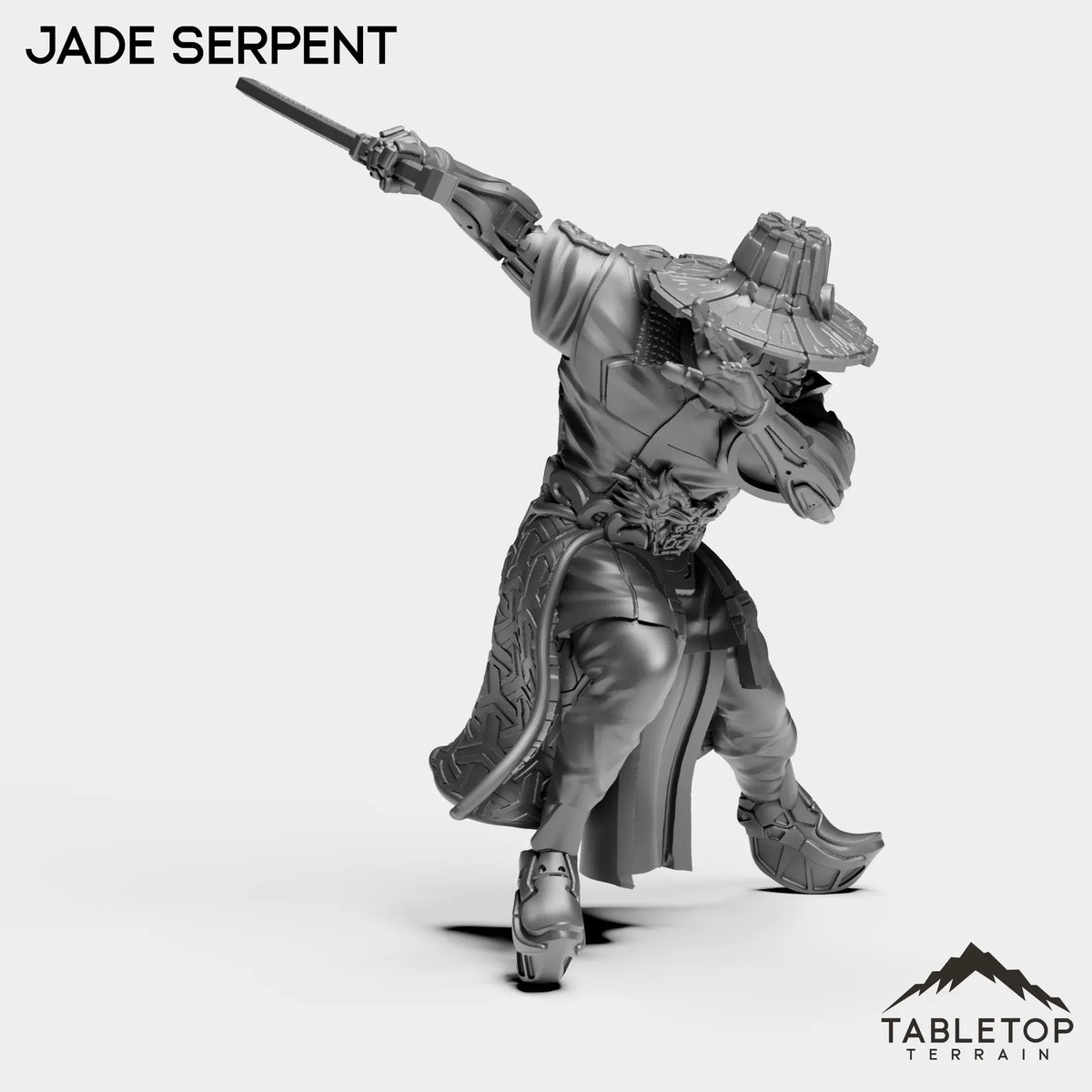 Tabletop Terrain Miniature Jade Serpent - Black Lotus Squad