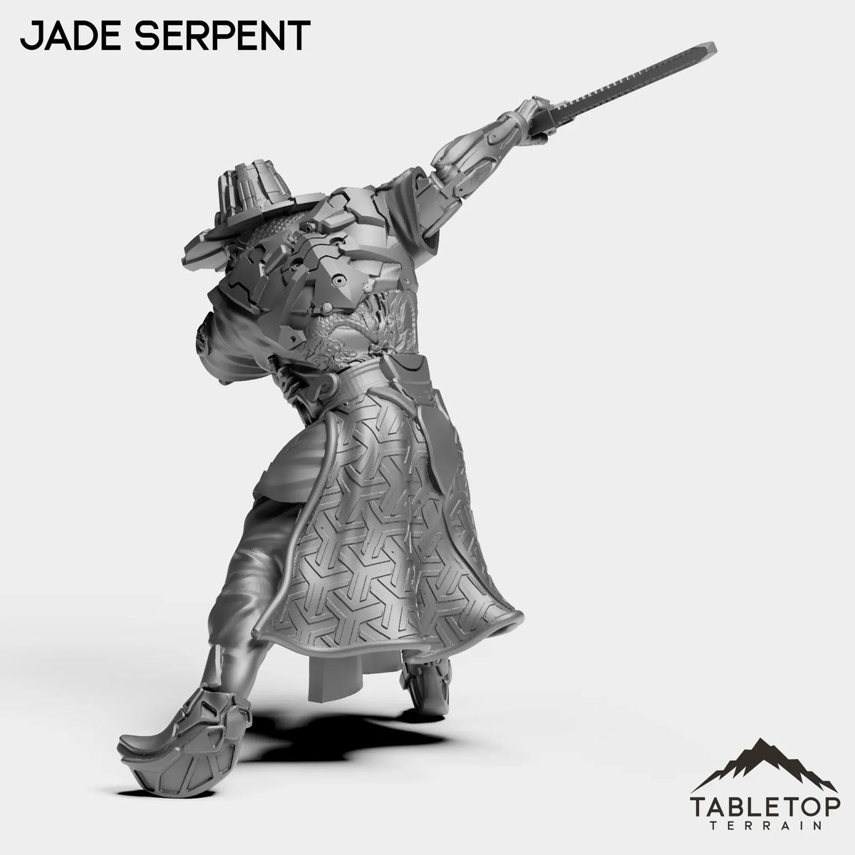 Tabletop Terrain Miniature Jade Serpent - Black Lotus Squad