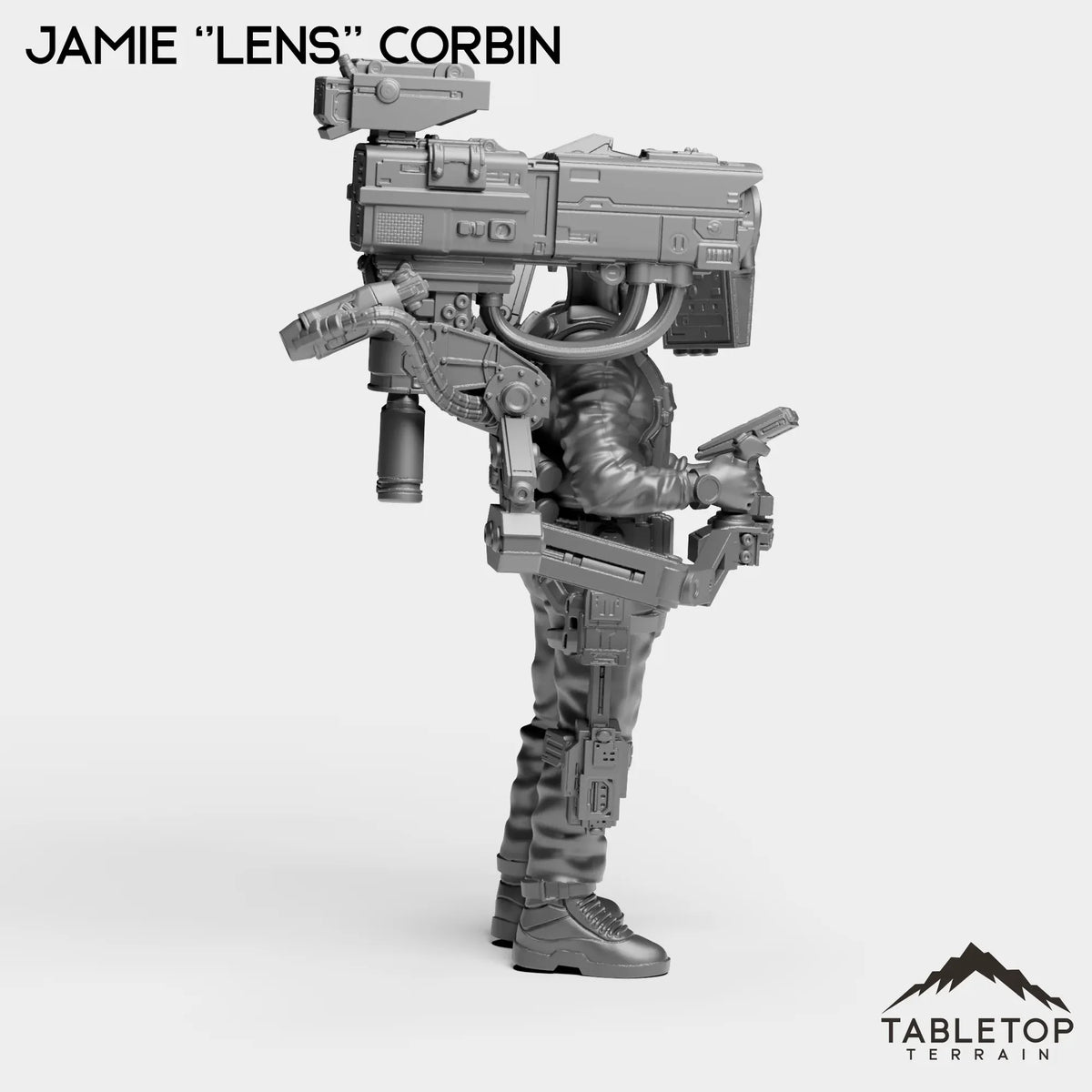 Tabletop Terrain Miniature Jamie ''Lens'' Corbin - Channel 77