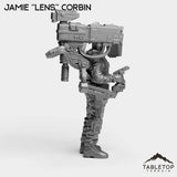 Tabletop Terrain Miniature Jamie ''Lens'' Corbin - Channel 77