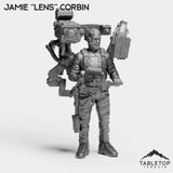 Tabletop Terrain Miniature Jamie ''Lens'' Corbin - Channel 77