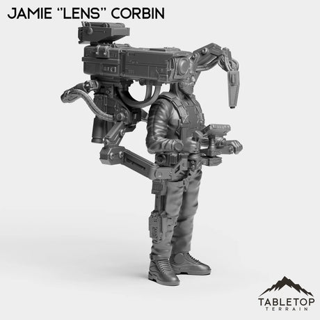 Tabletop Terrain Miniature Jamie ''Lens'' Corbin - Channel 77