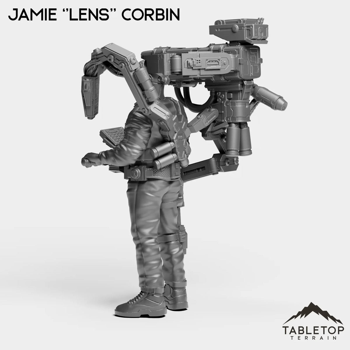 Tabletop Terrain Miniature Jamie ''Lens'' Corbin - Channel 77