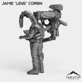 Tabletop Terrain Miniature Jamie ''Lens'' Corbin - Channel 77