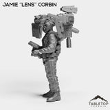 Tabletop Terrain Miniature Jamie ''Lens'' Corbin - Channel 77