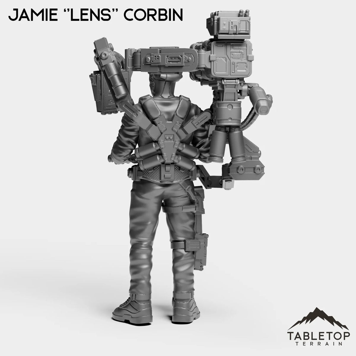 Tabletop Terrain Miniature Jamie ''Lens'' Corbin - Channel 77