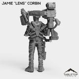 Tabletop Terrain Miniature Jamie ''Lens'' Corbin - Channel 77